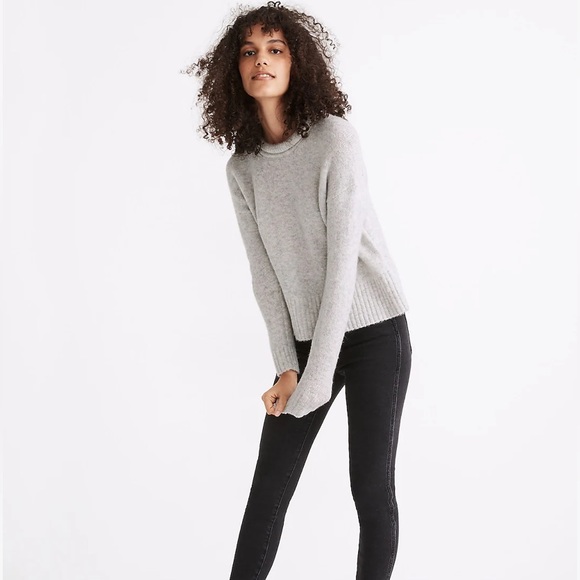 Madewell alpaca/wool blended with other material. Gorgeous stretchy sweater! - Picture 2 of 11